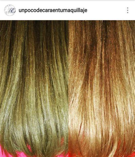 Cabello rubio con tono verdoso piscina