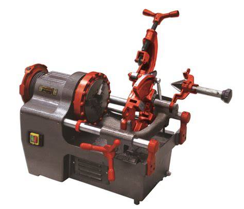 Máquina roscadora con peines de corte