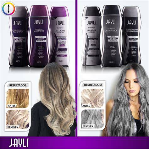Cabello rubio con shampoo violeta