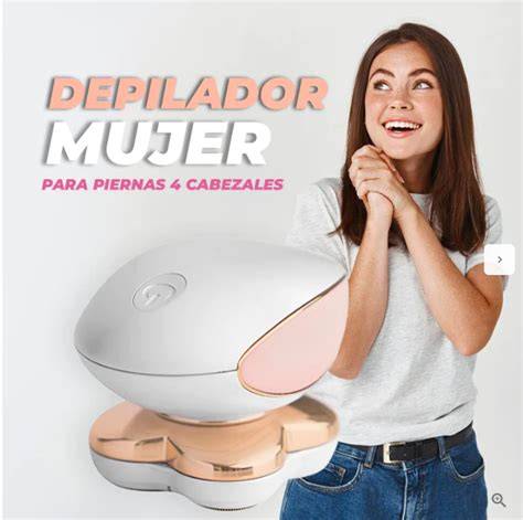 Depiladora eléctrica sobre piernas