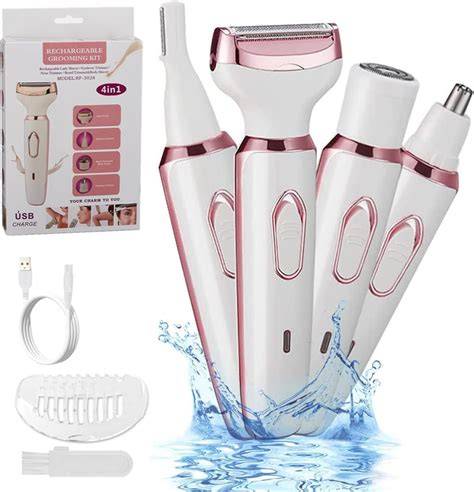 Depiladora eléctrica usada en ducha