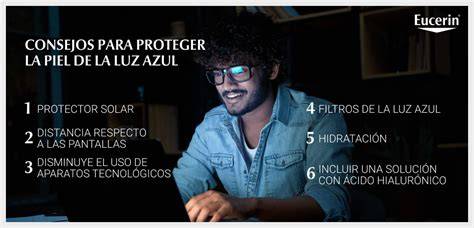 Funcionamiento de luz azul en cutícula capilar