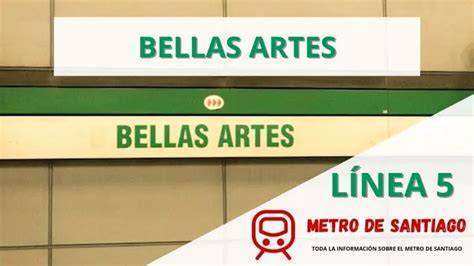 Estación Bellas Artes Línea 5 Metro Santiago
