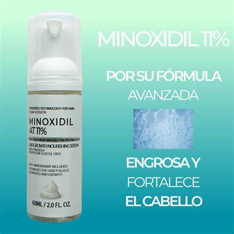 Presentaciones de minoxidil solución y espuma