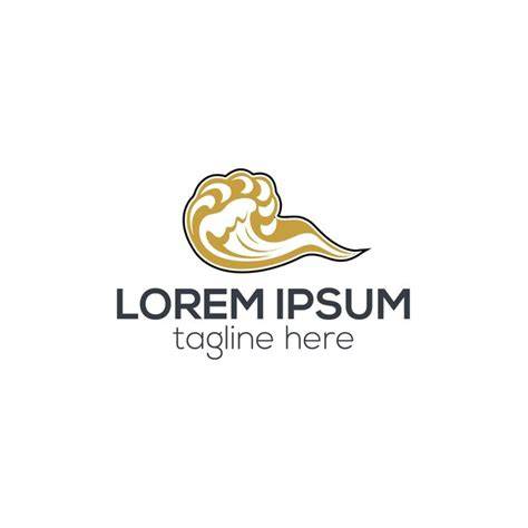 título ondulado sobre logotipo