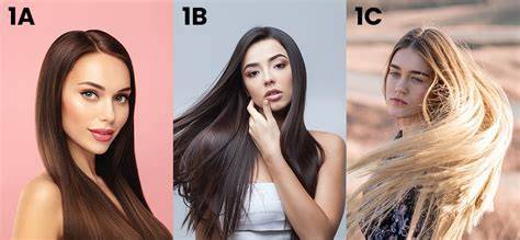 Tipos de cabello liso 1A 1B 1C