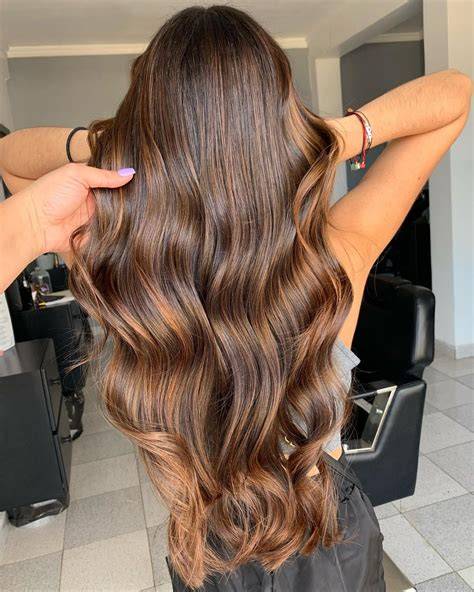 Balayage natural en cabello largo