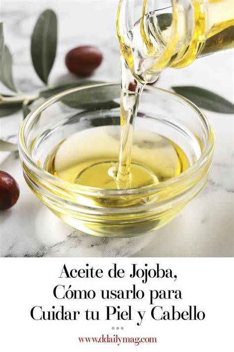 Cabello hidratado con aceite de jojoba