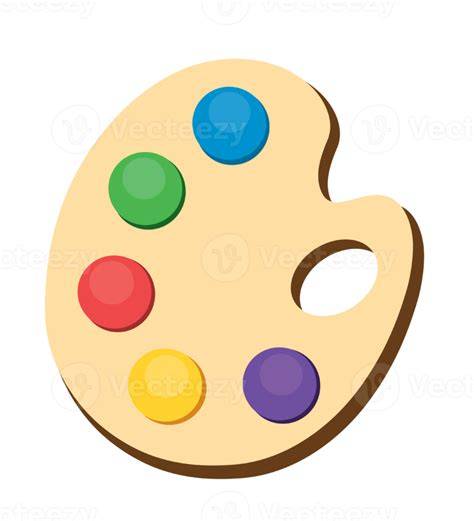 Paleta con veladuras de pintura