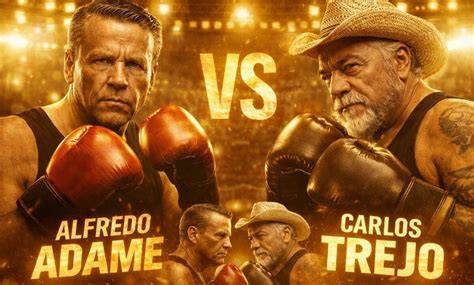 Alfredo Adame y Carlos Trejo en el ring