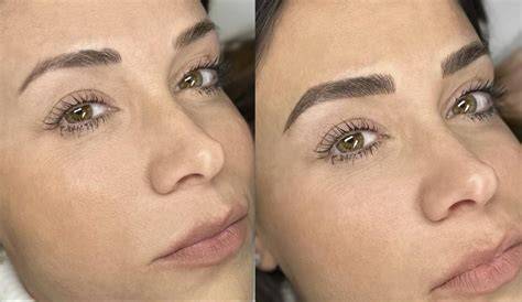 Microblading de cejas antes y después
