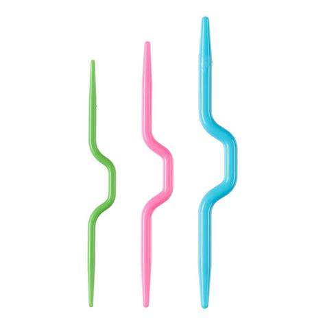 agujas auxiliares para trenzas tejidas