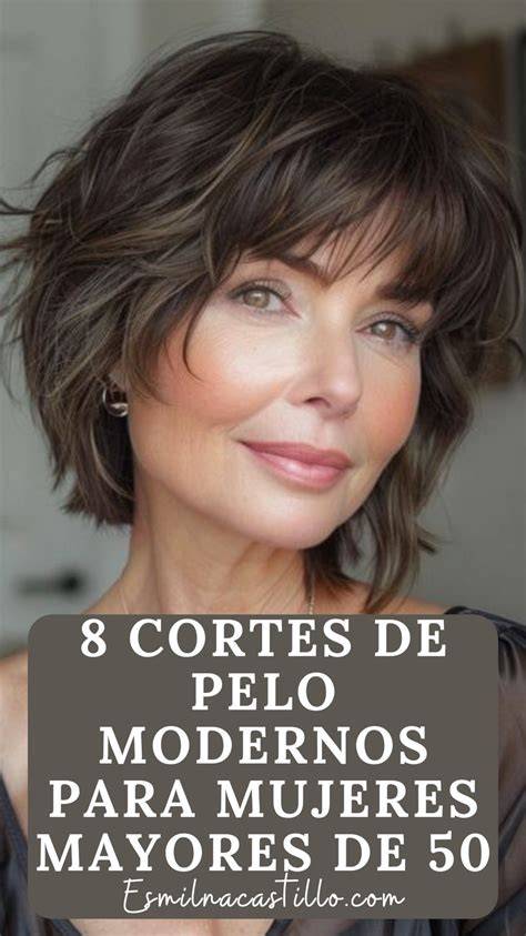 Peinados pixie y bob para mujeres de 50 años