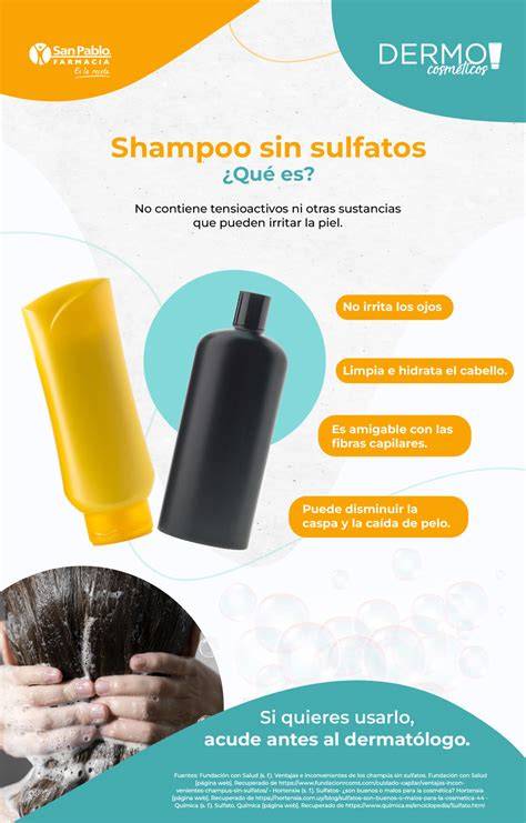 técnica de lavado con shampoo sin sulfato