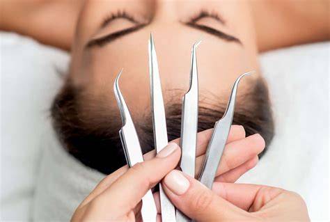 Desinfección de pinzas para extensiones