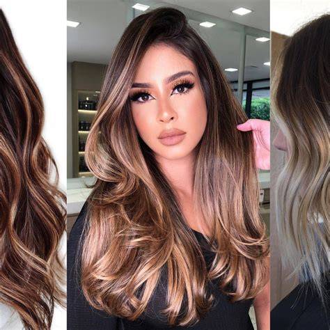 Cabello ombré oscuro en raíces y claro en puntas