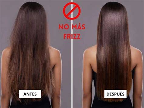 Cabello brillante sin frizz