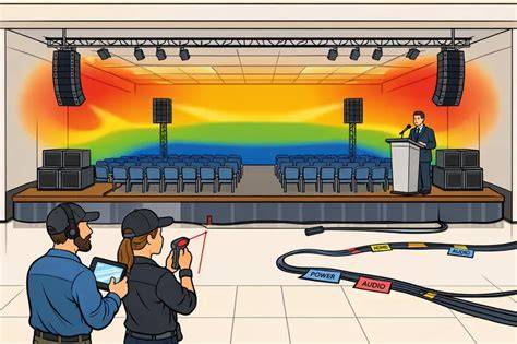 Separación de altavoces y solapamiento cobertura