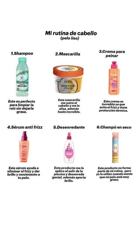 Rutina para cabello lacio anti-frizz