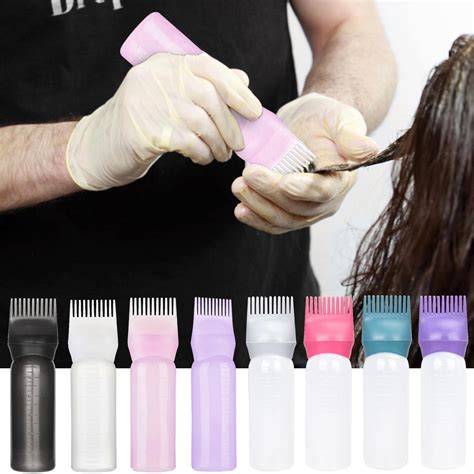 Peine aplicador de tinte en cabello