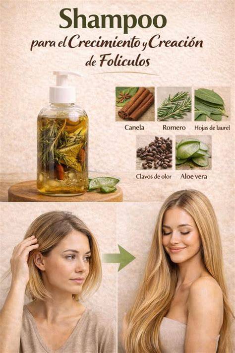 Shampoo natural para fortalecer el cabello
