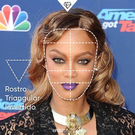 Rostro triangular con zonas de volumen