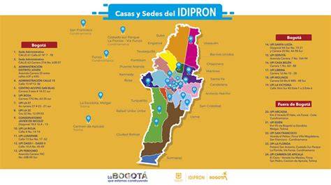 Mapa de sedes de cursos en Providencia