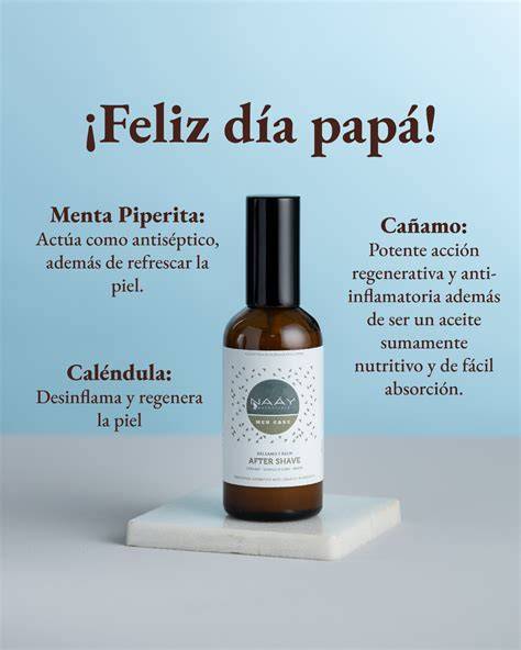 Ingredientes calmantes para after shave masculino
