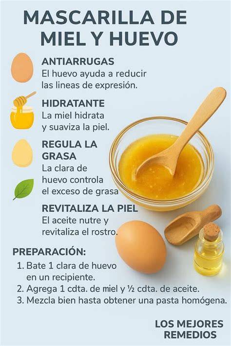 Aplicación de mascarilla de miel