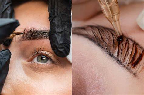 Práctica de micropigmentación de cejas