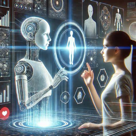 Persona probando trenzas con inteligencia artificial